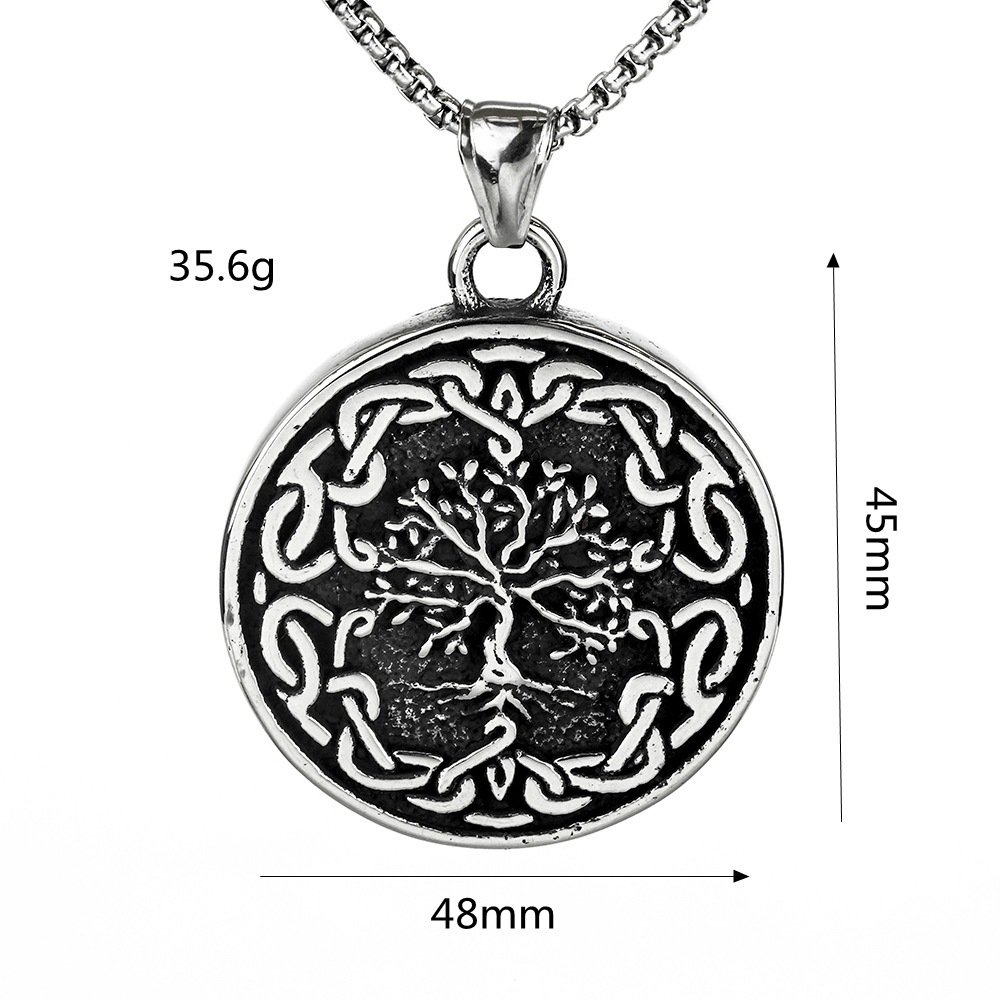 Pendentif Viking Arbre de Vie Yggdrasil