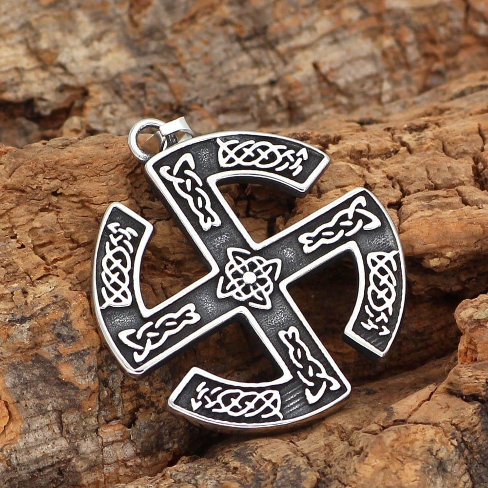 Pendentif viking motif celtique complexe