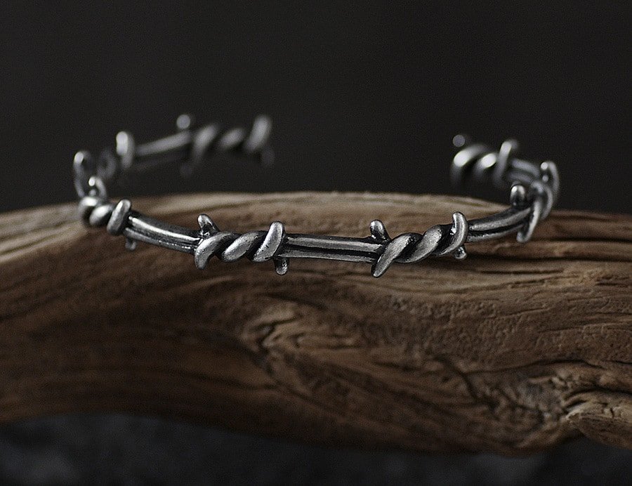 Bracelet Viking Torsadé en Argent