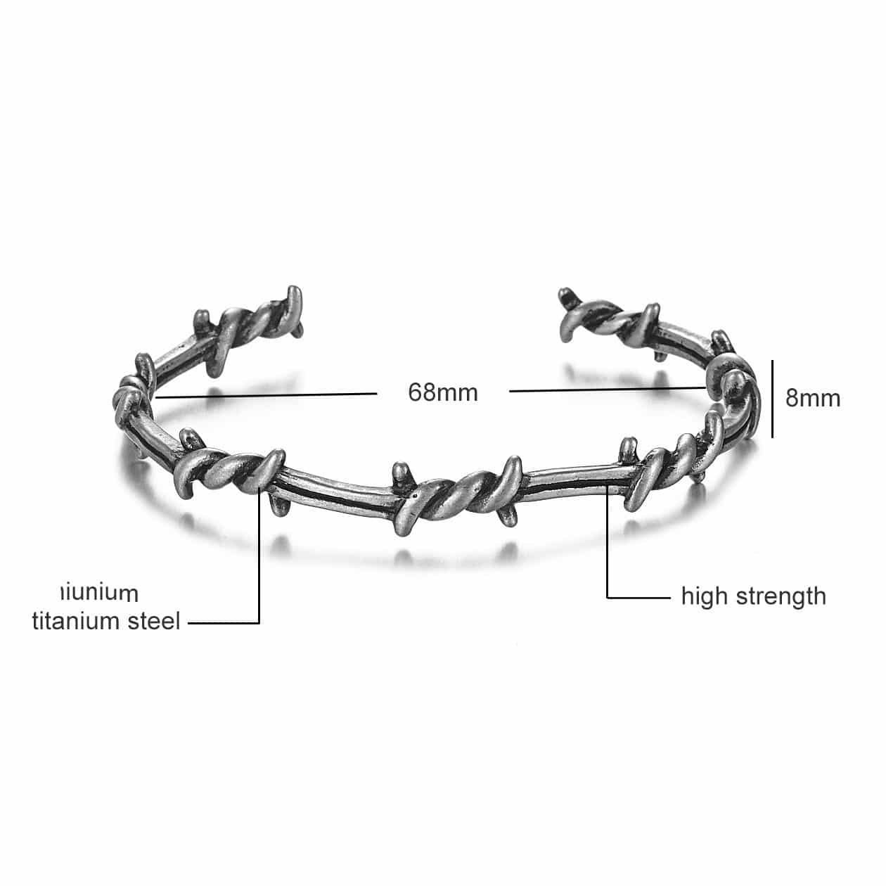 Bracelet Viking Torsadé en Argent