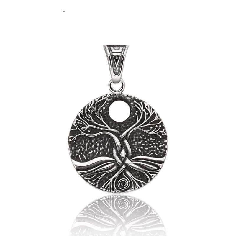 Pendentif viking arbre de vie style rétro