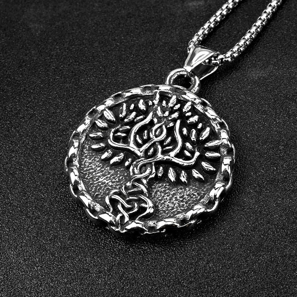 Pendentif Viking Arbre de Vie Yggdrasil