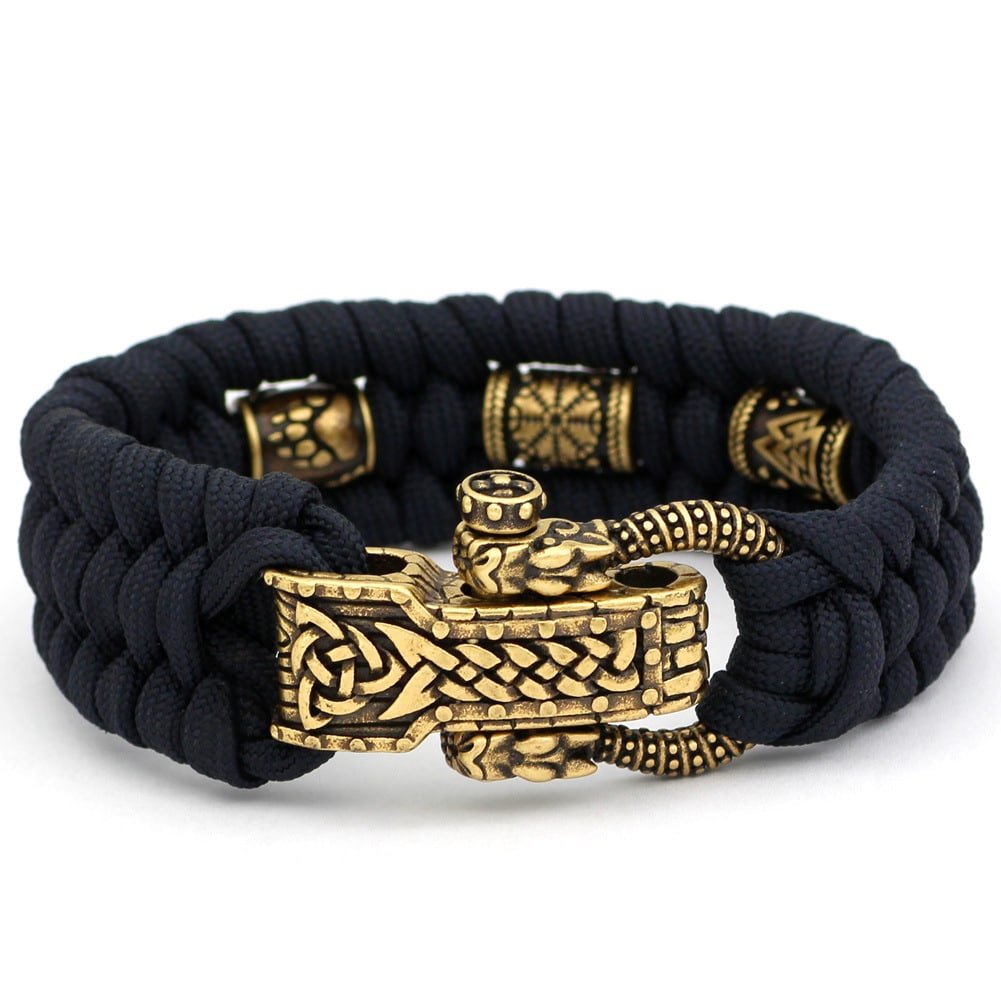 Bracelet Viking Drakkar en acier inoxydable