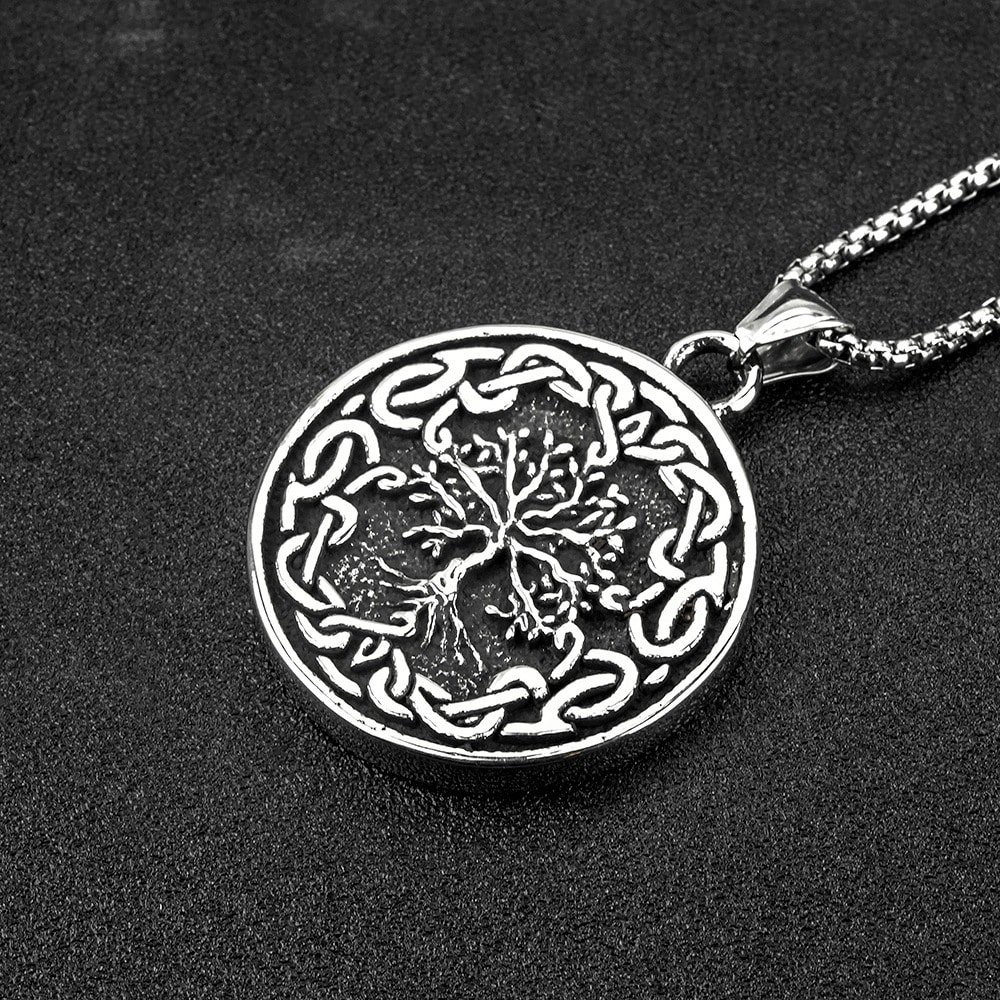 Pendentif Viking Arbre de Vie Yggdrasil