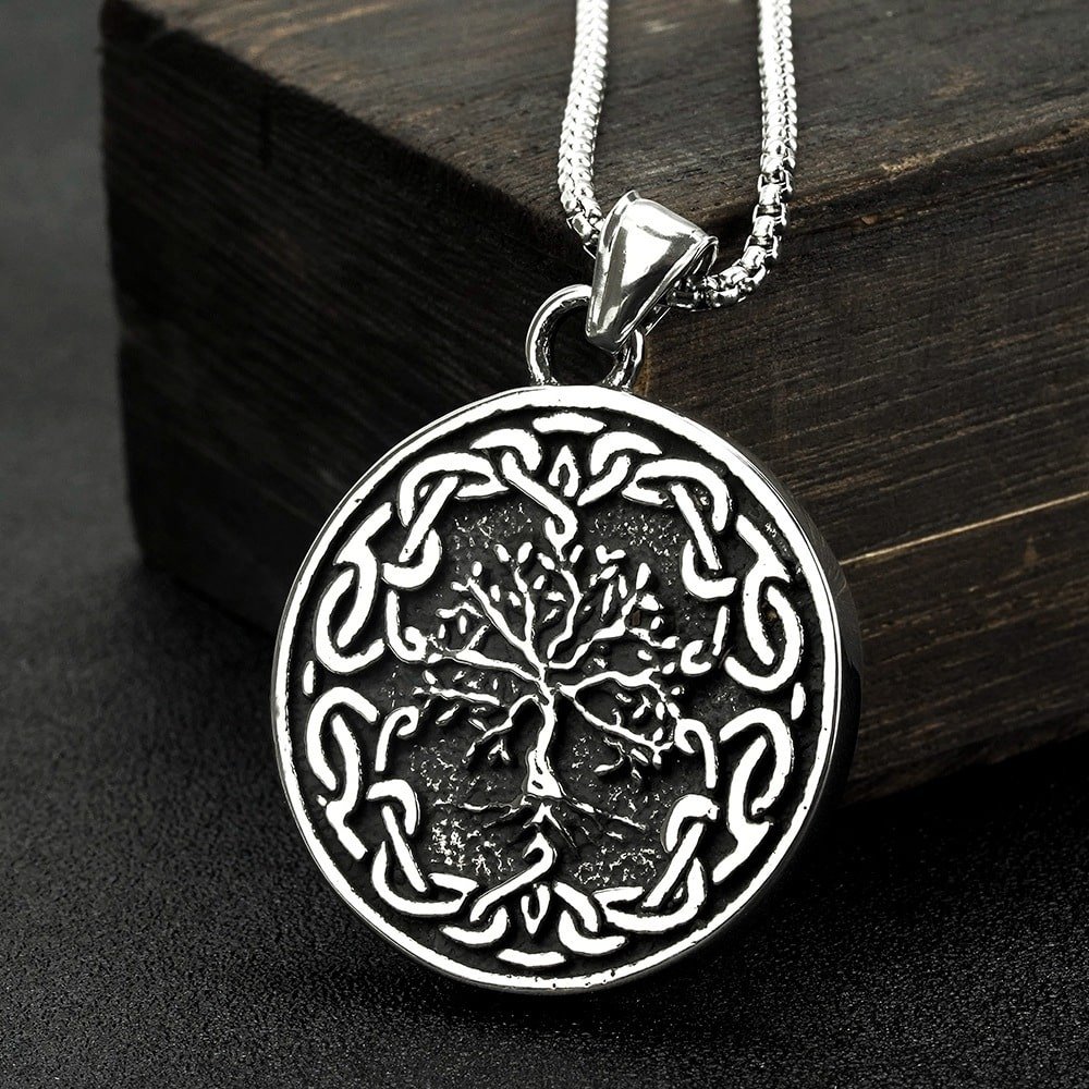 Pendentif Viking Arbre de Vie Yggdrasil