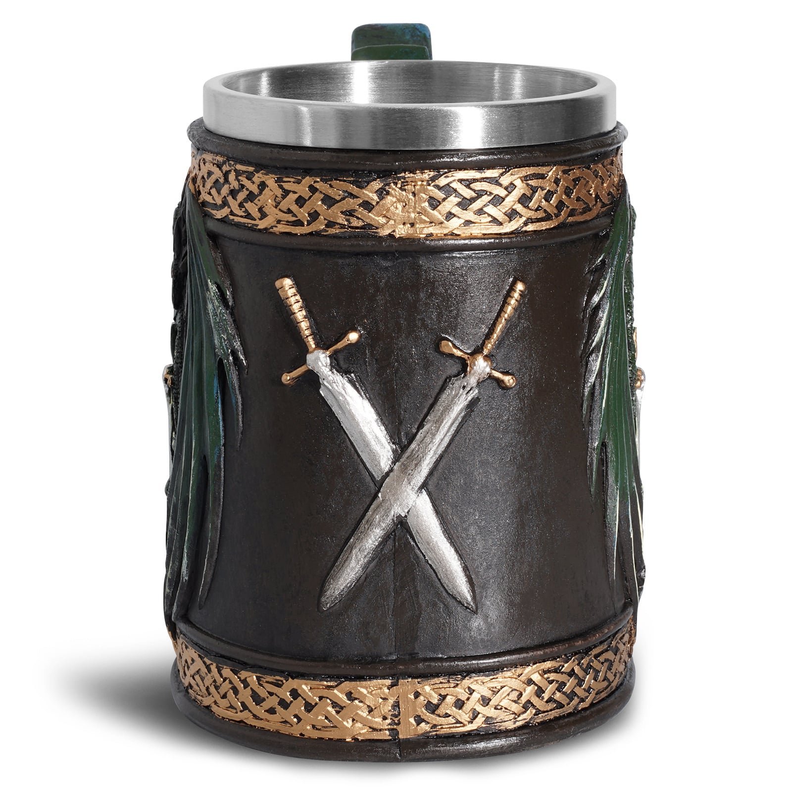 Mug Viking Dragon en acier inoxydable