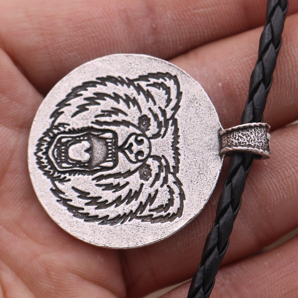 Pendentif Viking tête d'Ours