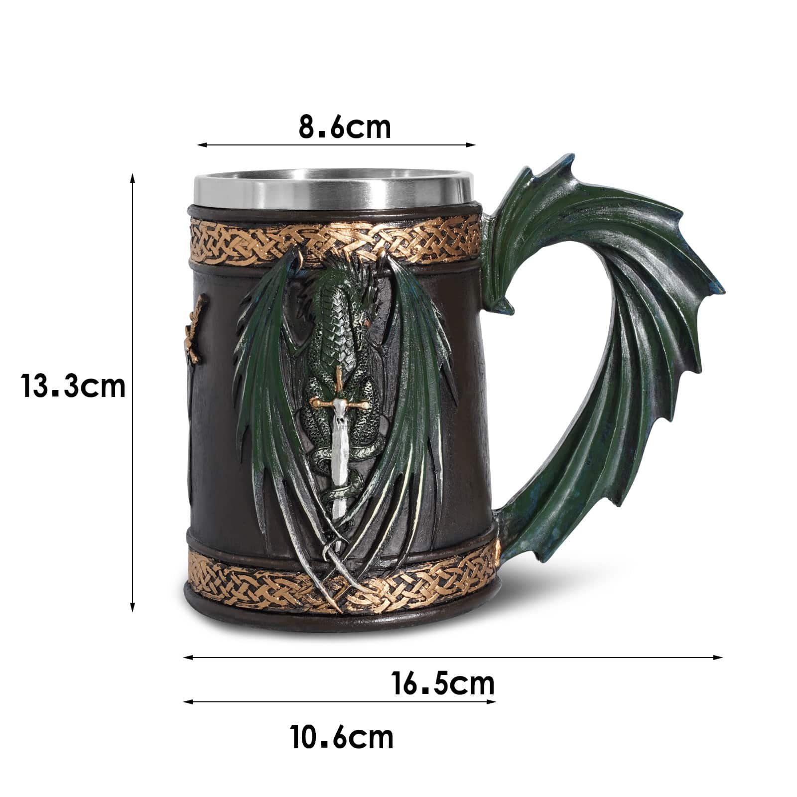 Dimension Mug Viking Dragon