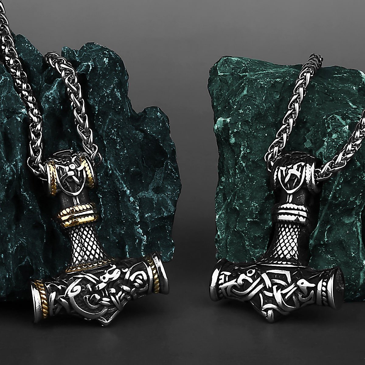 Pendentif Viking Mjölnir Symbole de force