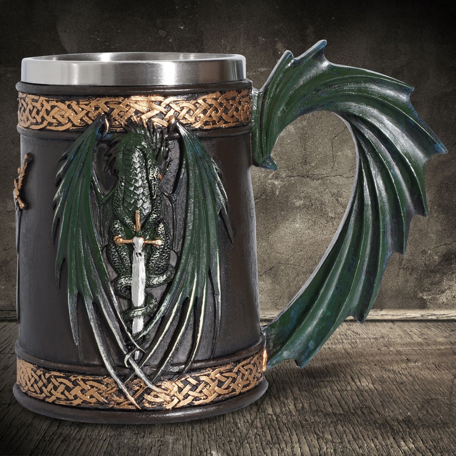 Mug Viking Dragon médiéval