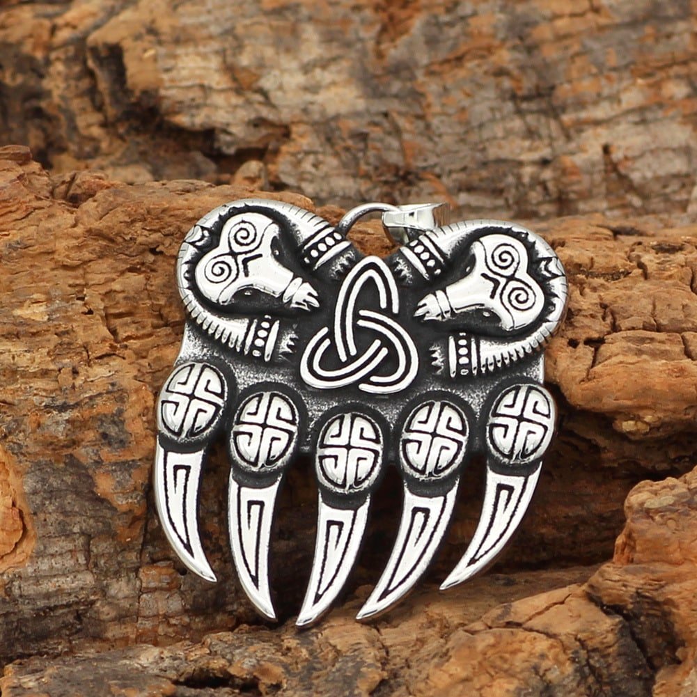 Pendentif Viking Griffe de Loup sans chaine