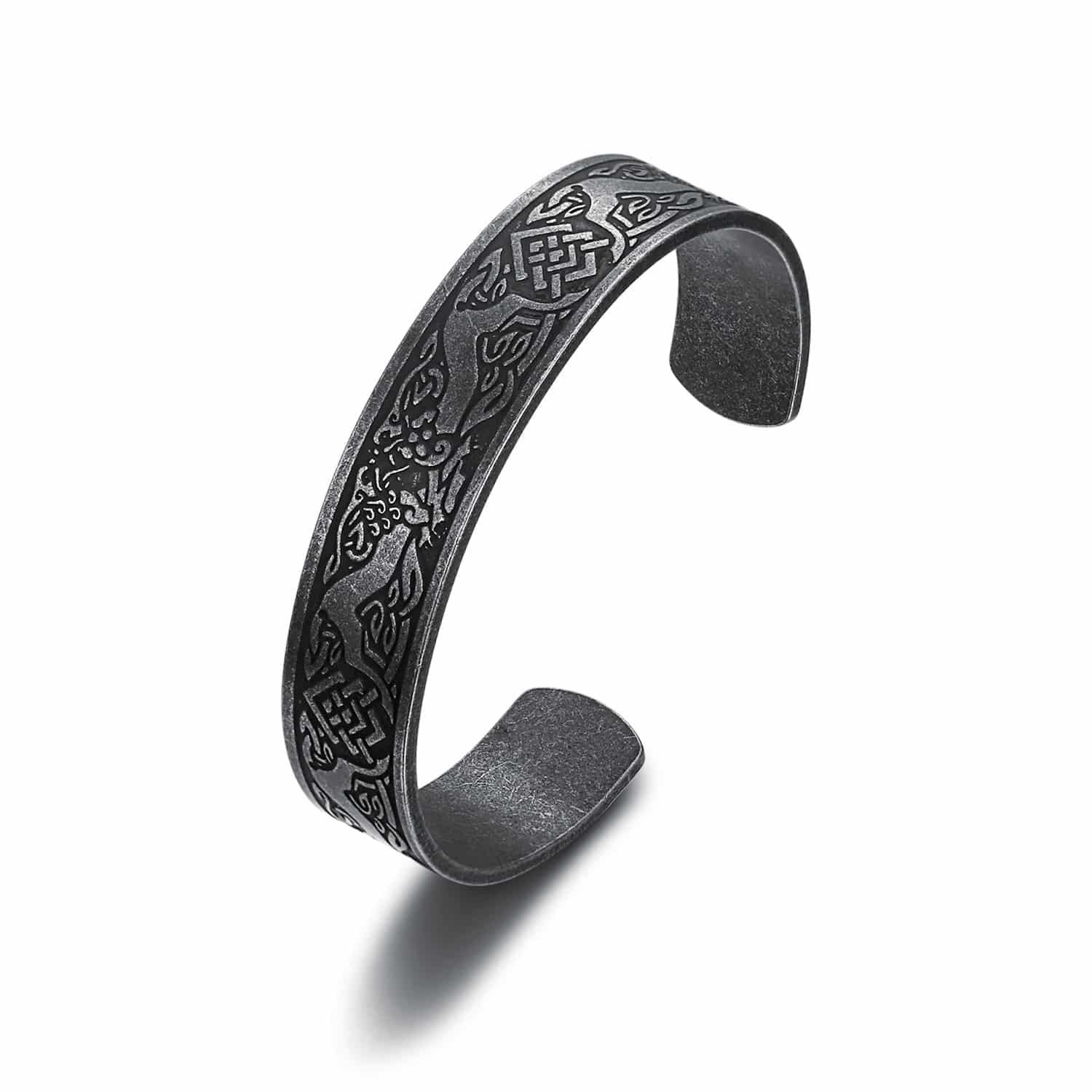 Bracelet Viking Acier Inoxydable motif celtique