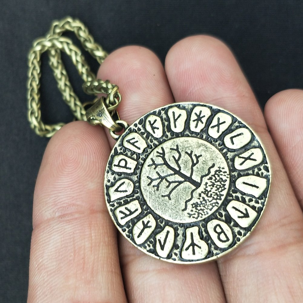 Pendentif Viking Arbre de Vie doré