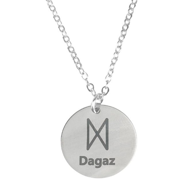 Collier Viking Motif Rune dagaz