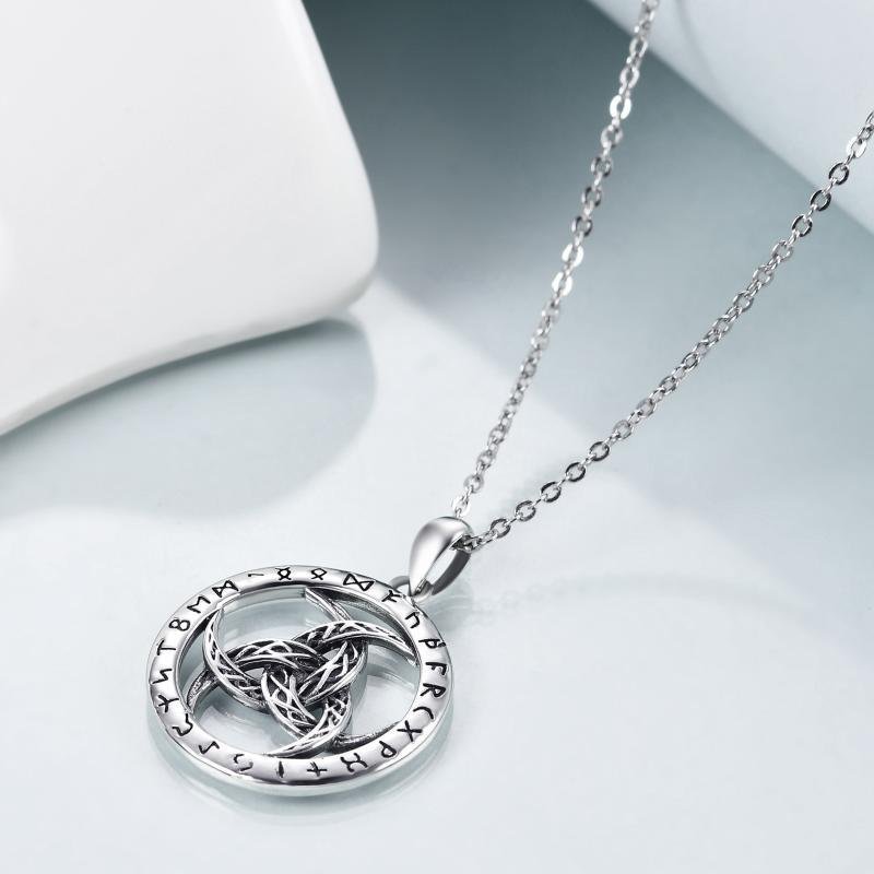 Pendentif Viking Triskèle en Argent Sterling 925 finition polie