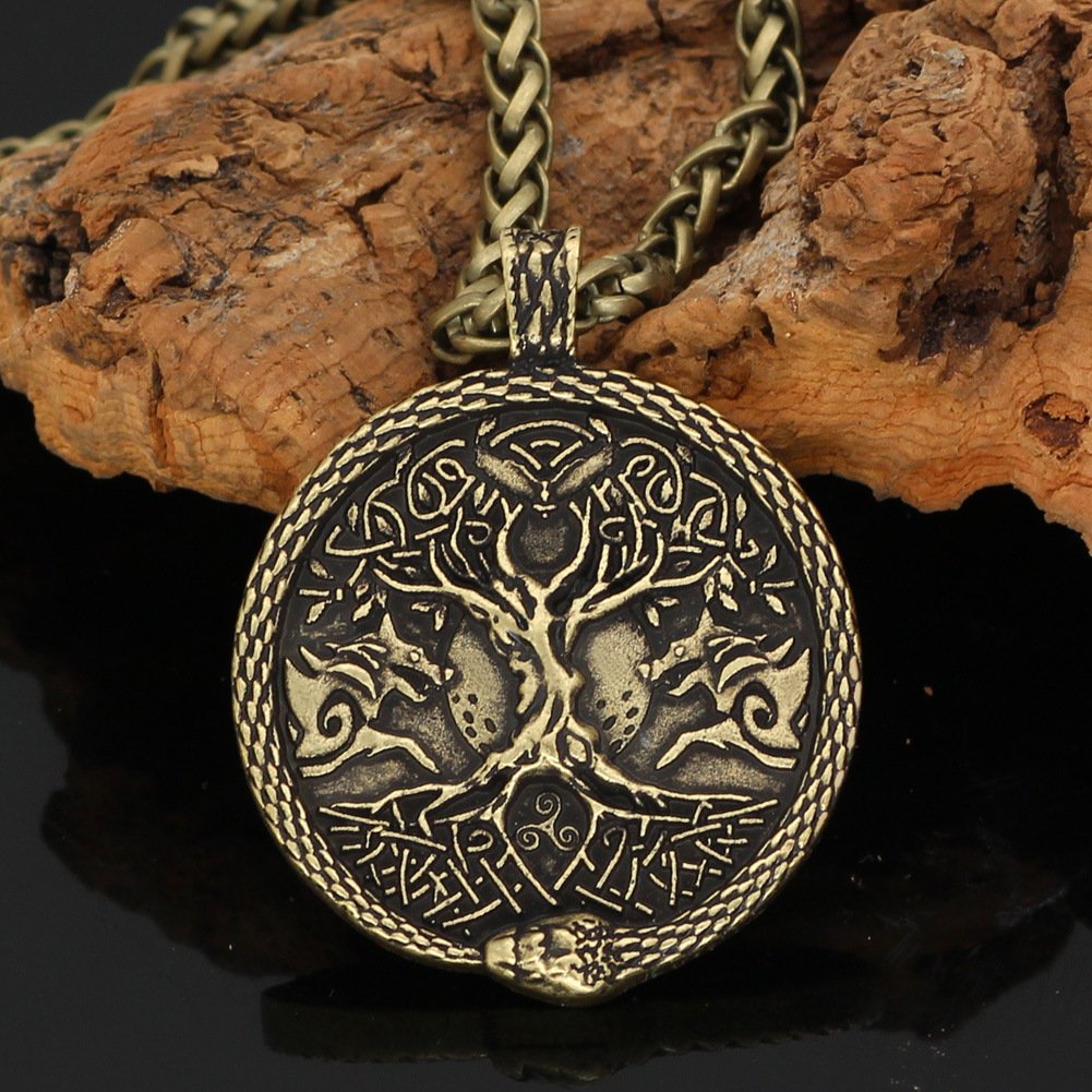 Collier Arbre de Vie Viking couleur doré