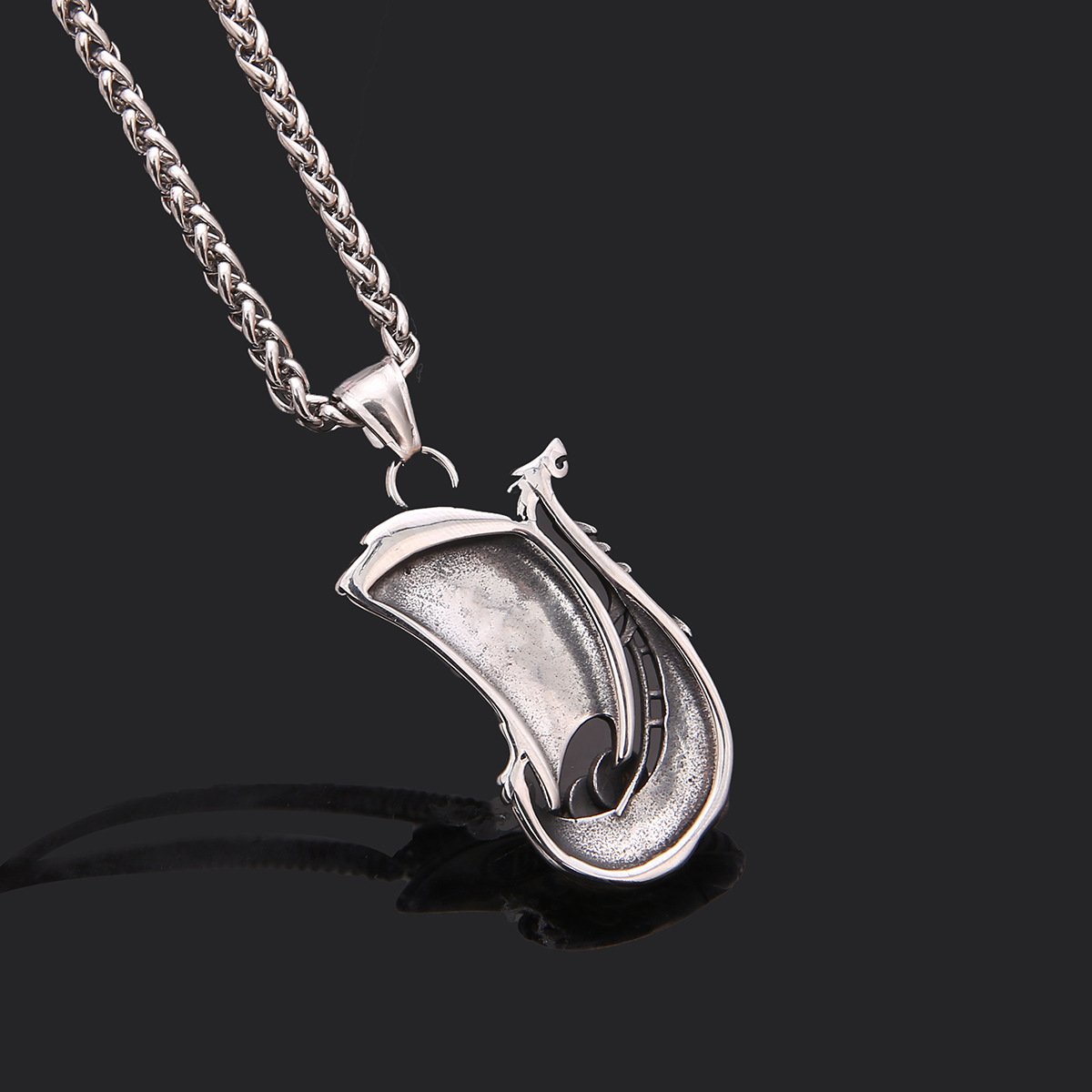 Pendentif Viking Bateau Long style retro
