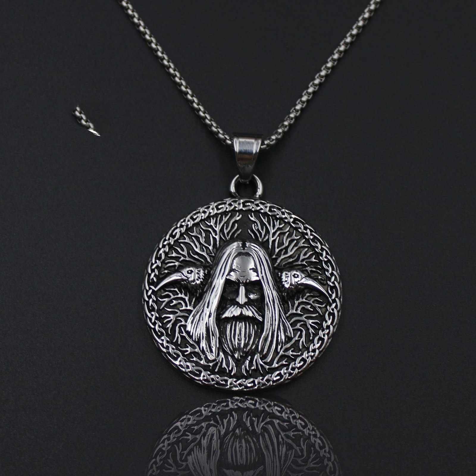 Pendentif Viking Visage Barbu