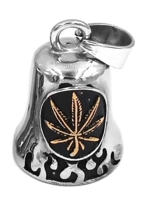 Pendentif Viking Cloche Acier Inoxydable doré
