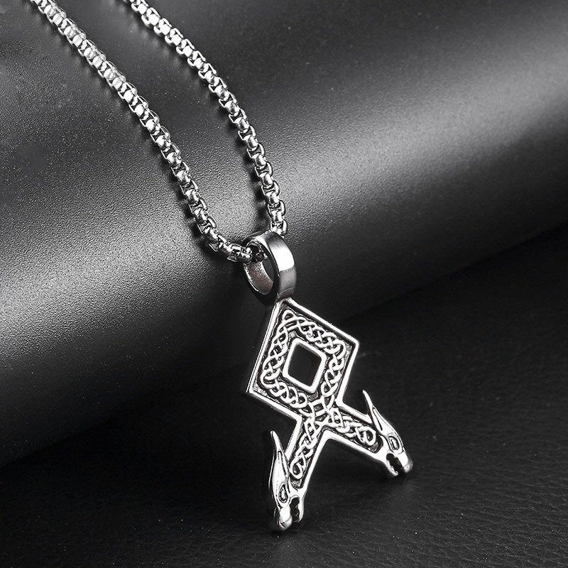 Pendentif Viking Rune Othala élégant