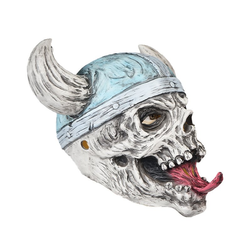 Masque de Crâne de Viking Terrifiant en Latex adulte