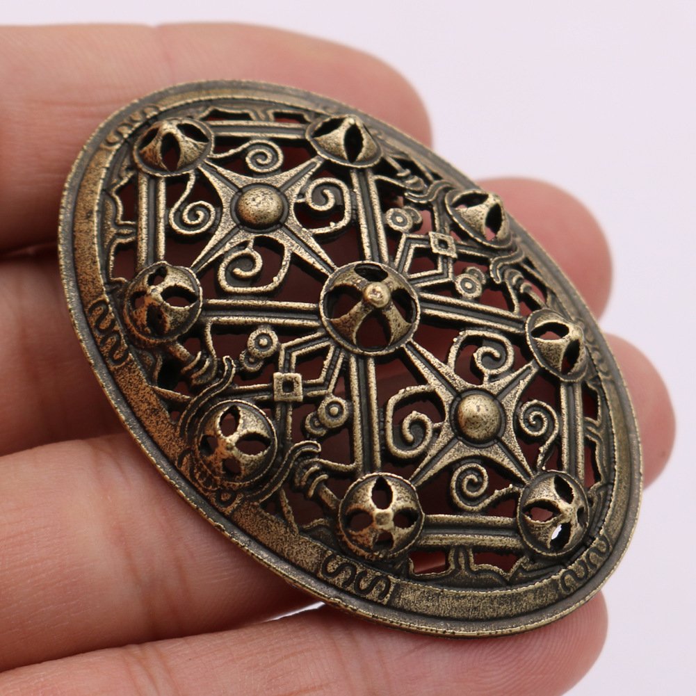 Broche Viking Elliptique bronze