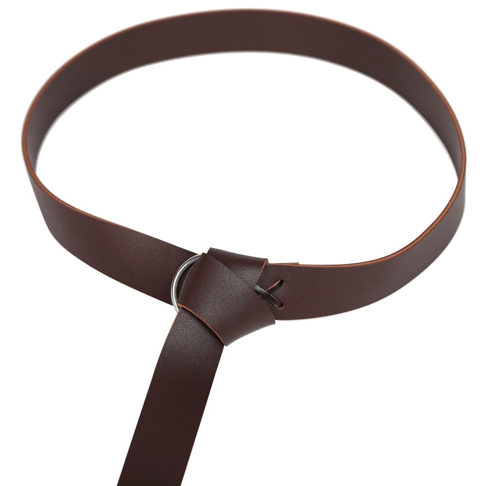 Ceinture Viking Noire en Faux Cuir café