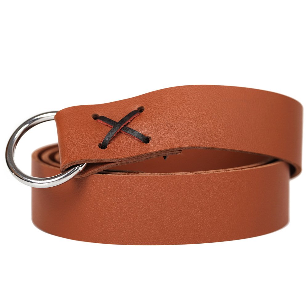 Ceinture Viking Noire en Faux Cuir marron