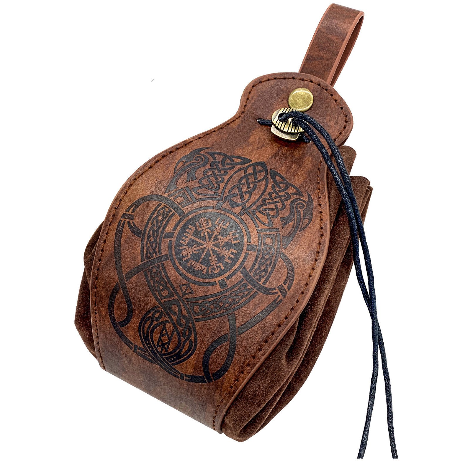 Sac Viking Arbre de Vie Accessoire Fonctionnel et Symbolique loup