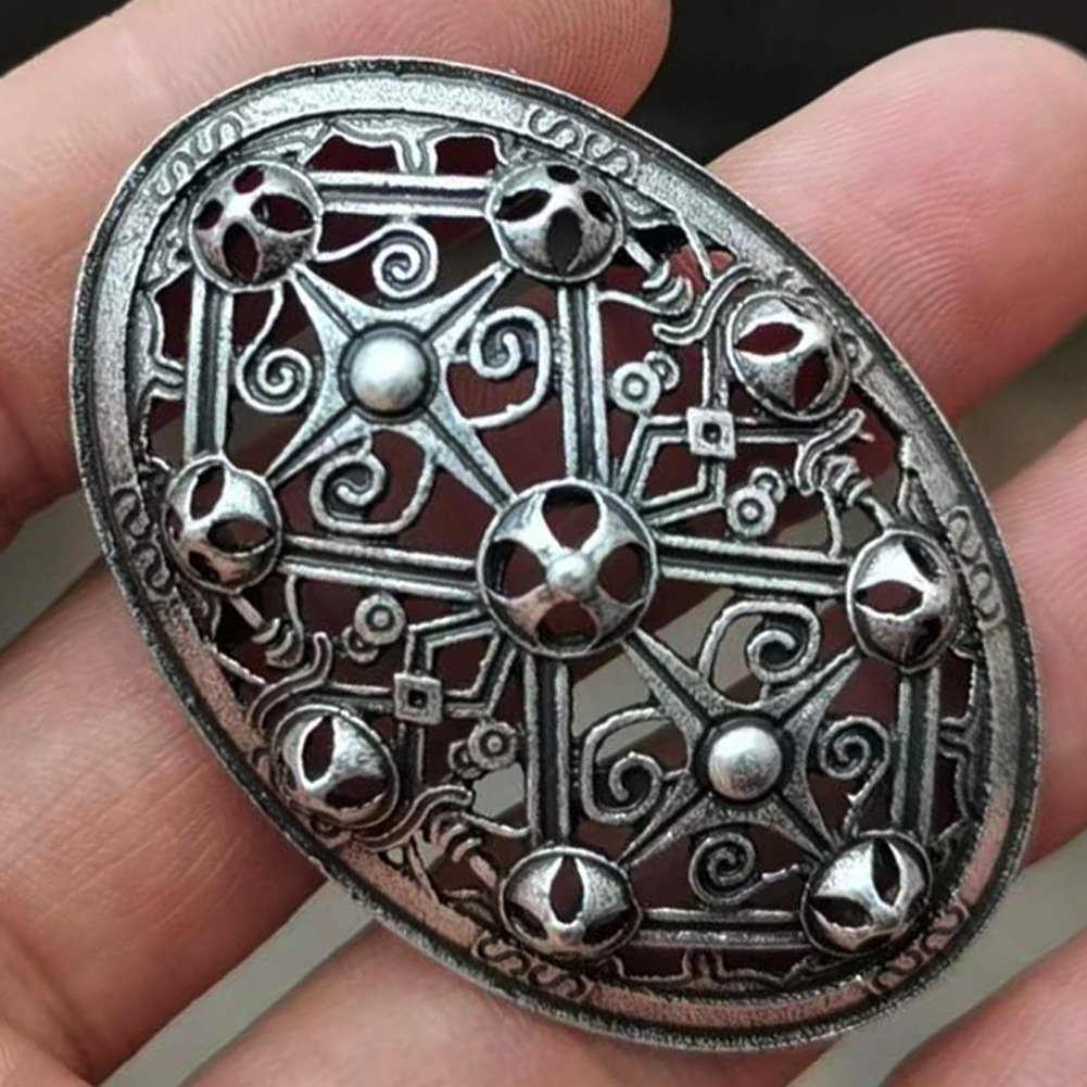 Broche Viking Elliptique argent