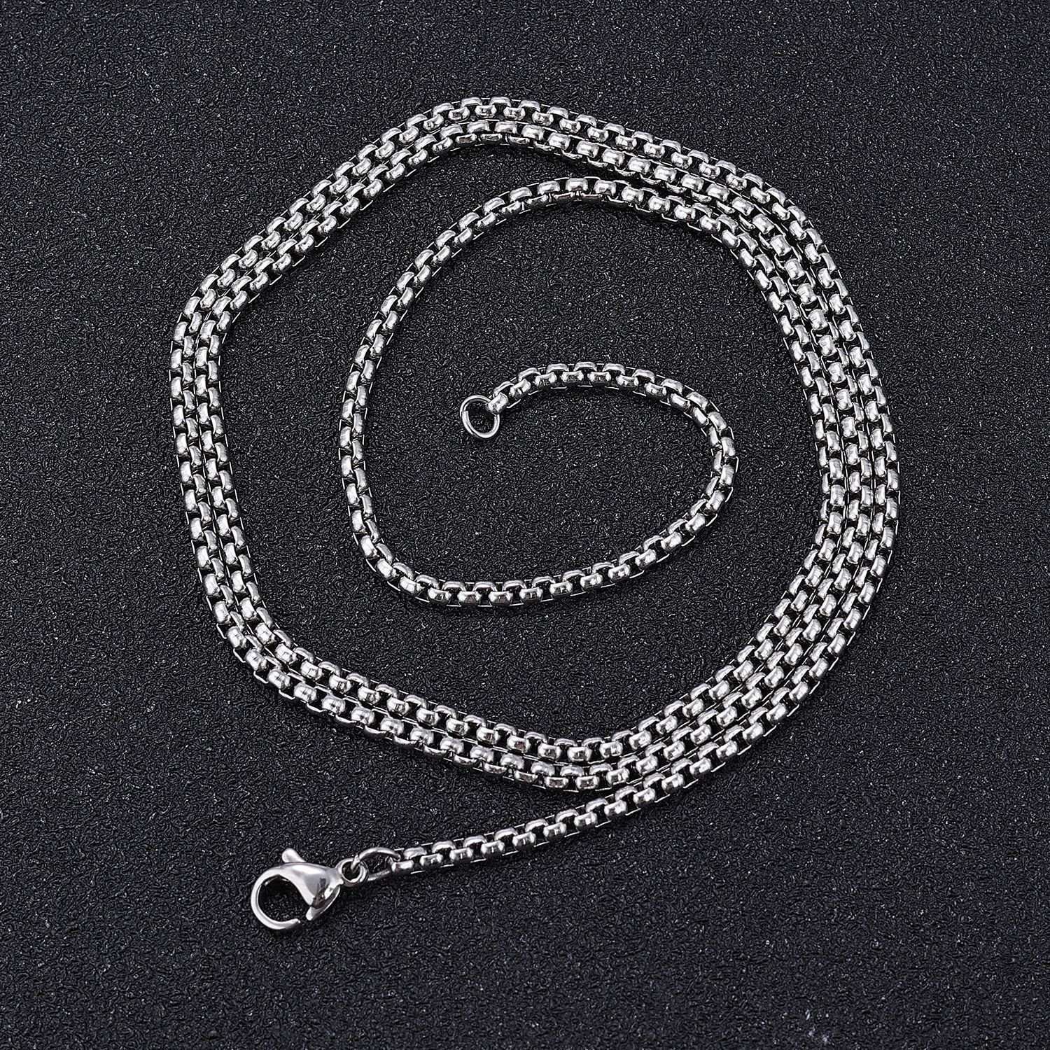 Pendentif Viking Valknut en Acier Inoxydable chaine