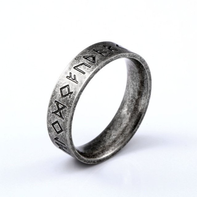 Bague Viking en Acier Inoxydable 6mm