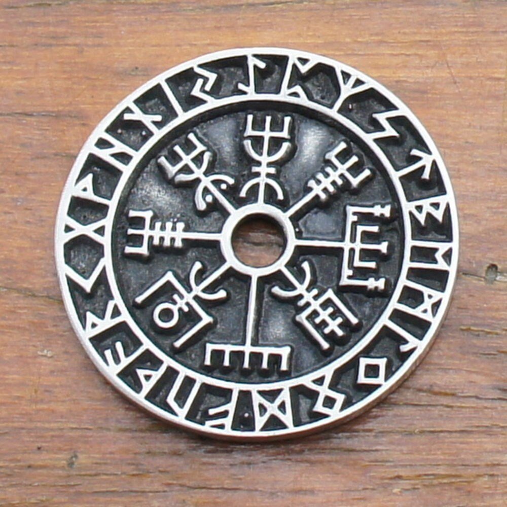 Pendentif Vegvisir Viking - Votre Boussole Spirituelle acier