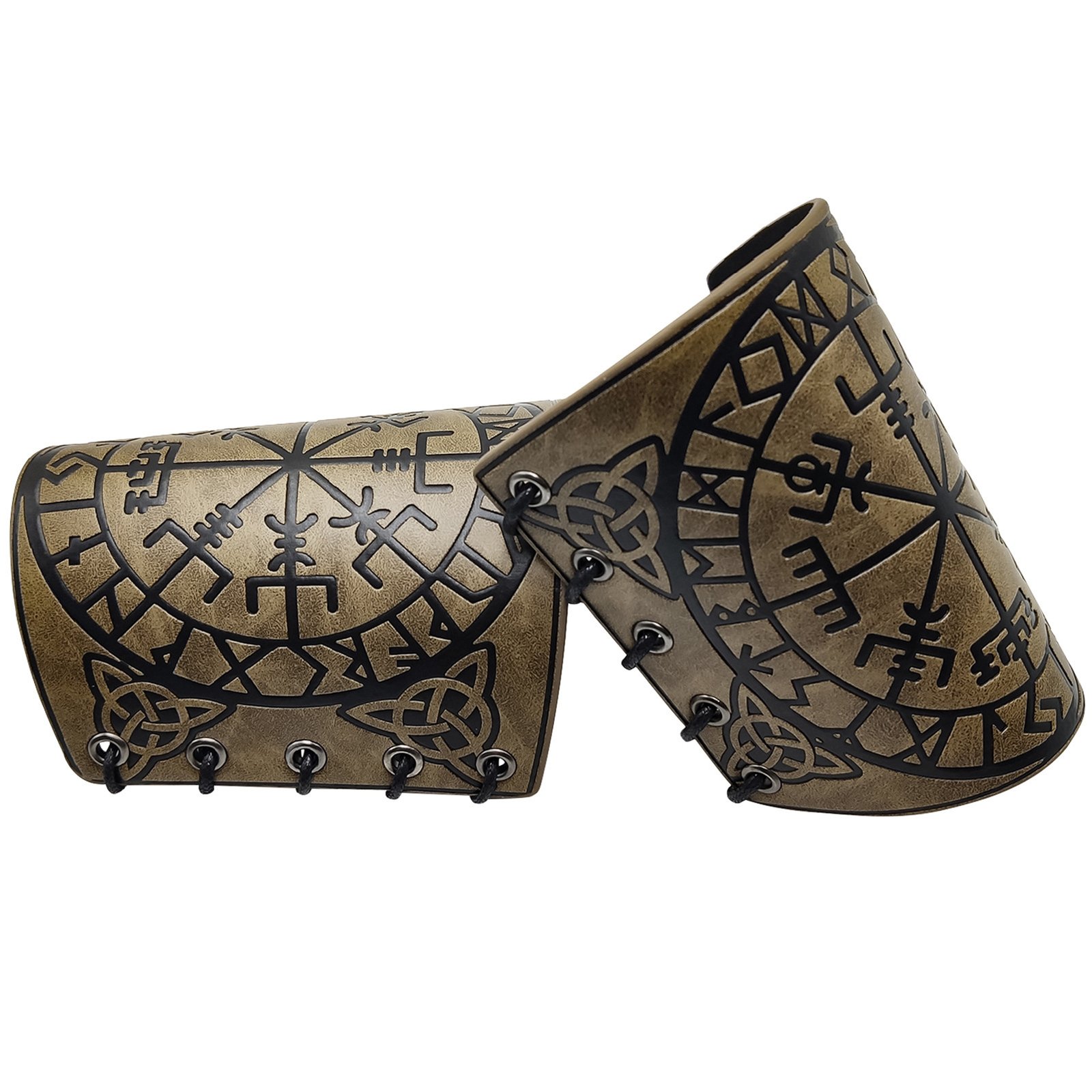 Couvre-jambes Vikings Vegvisir beige