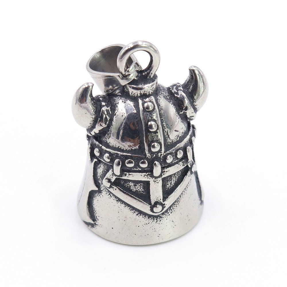 Pendentif Casque Viking acier