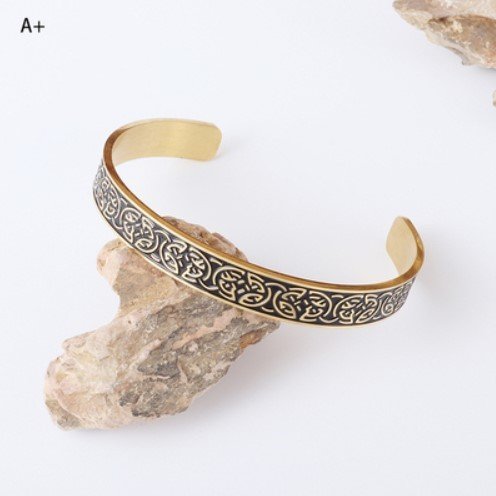 Bracelet Viking - Nœuds Celtiques - Or