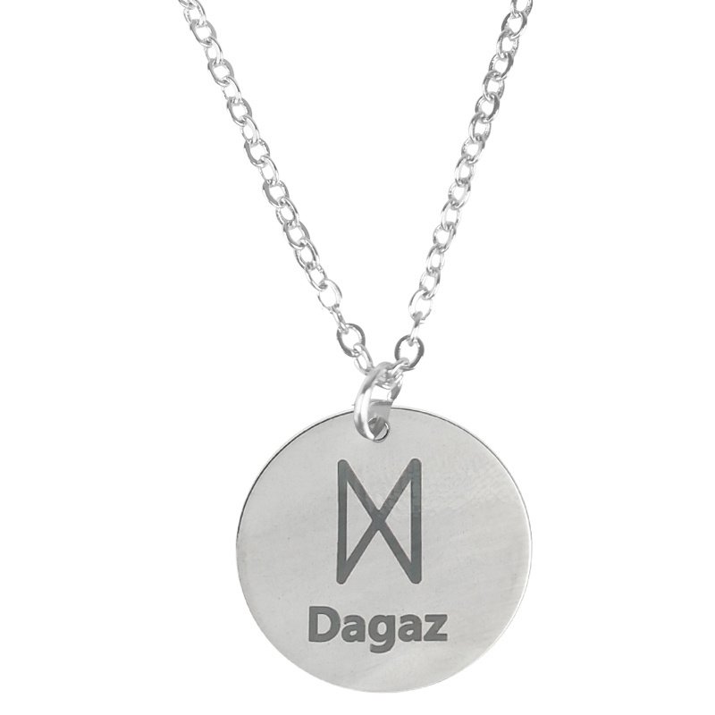 Pendentif Viking Runes : Force et Endurance Nordique Dagaz