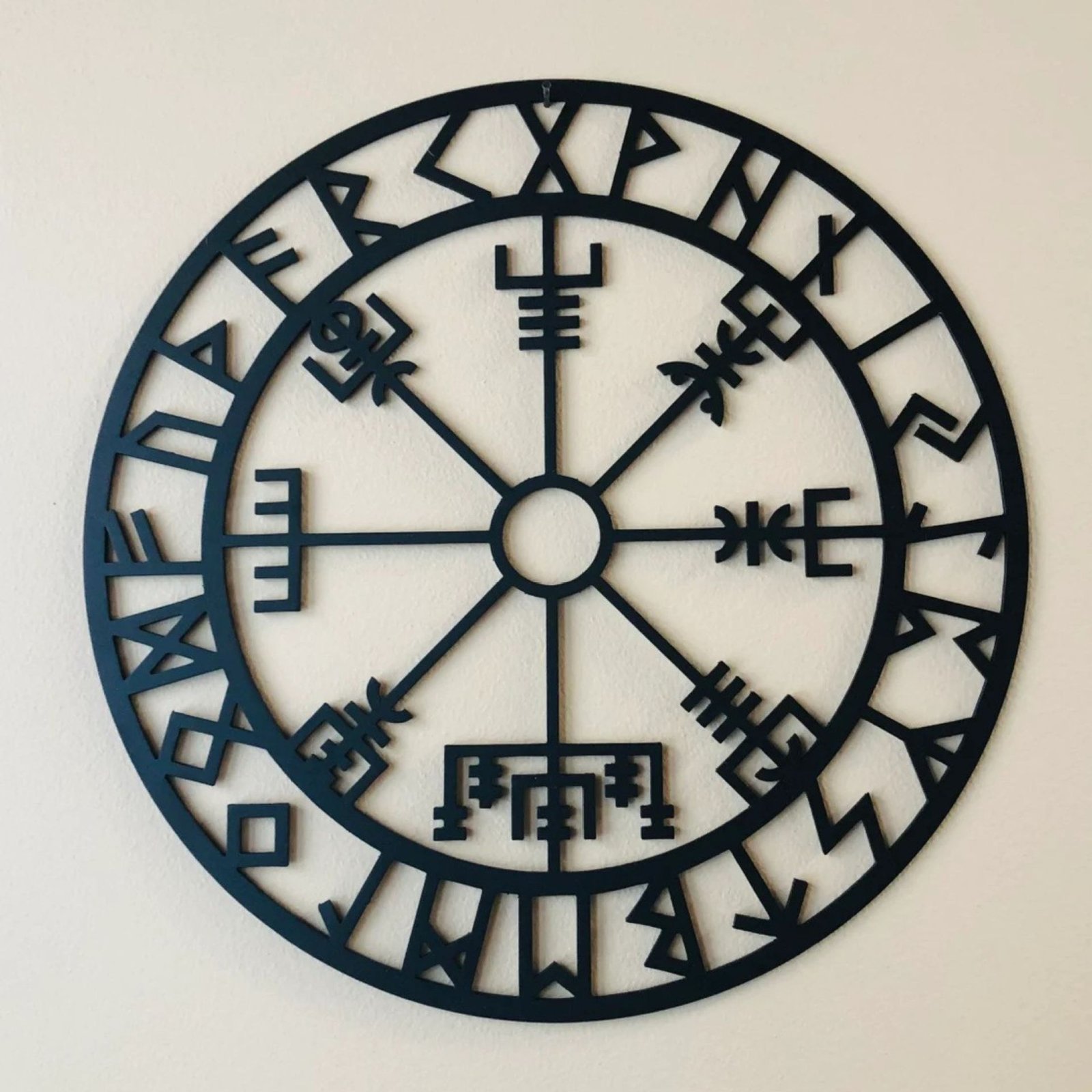 Décoration Murale Viking Vegvisir retro