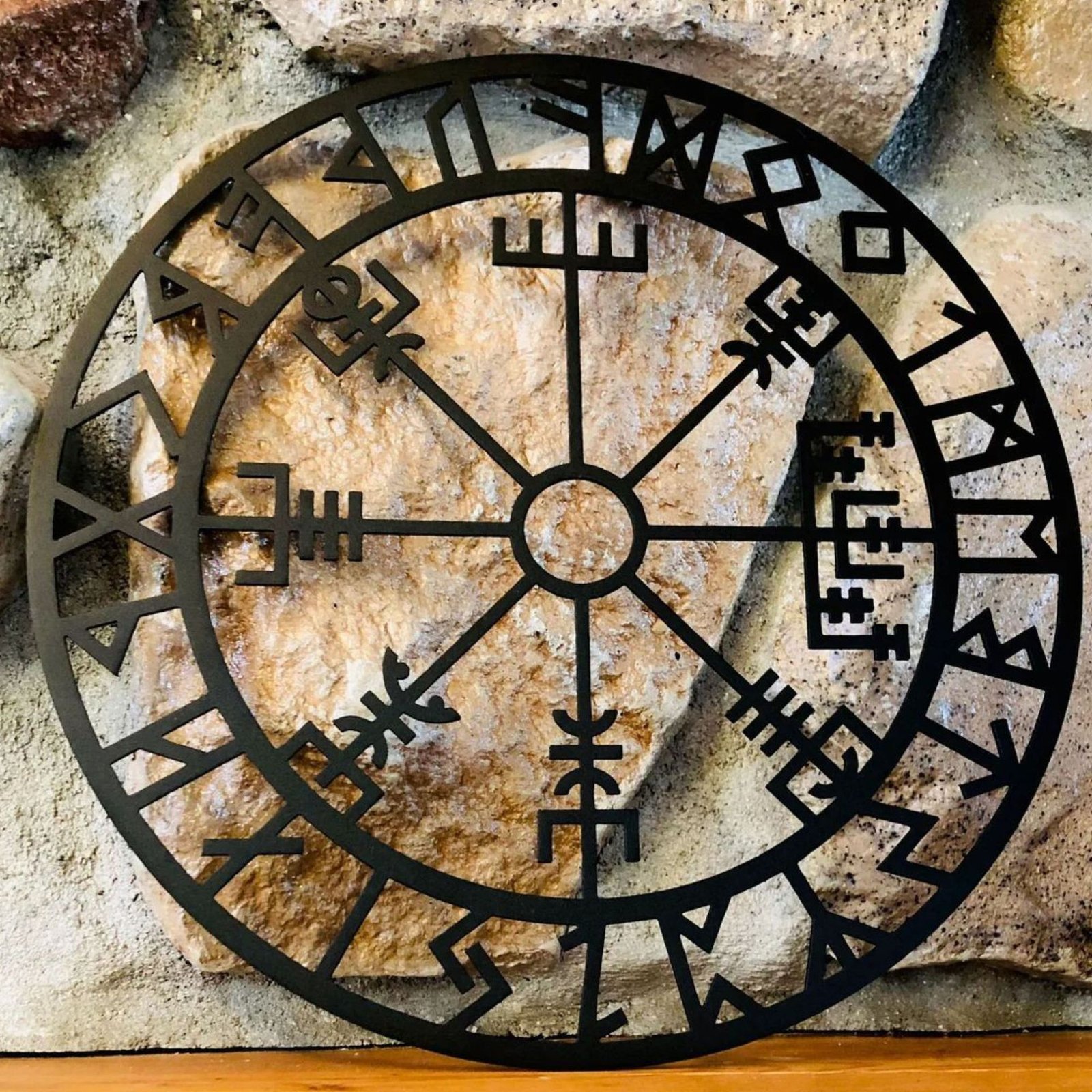 Décoration Murale Viking Vegvisir retro