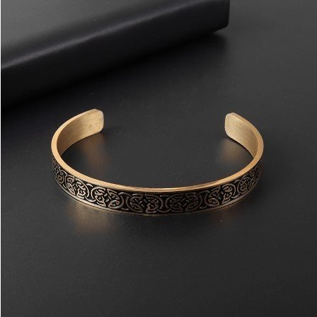 Bracelet Viking - Nœuds Celtiques - doré