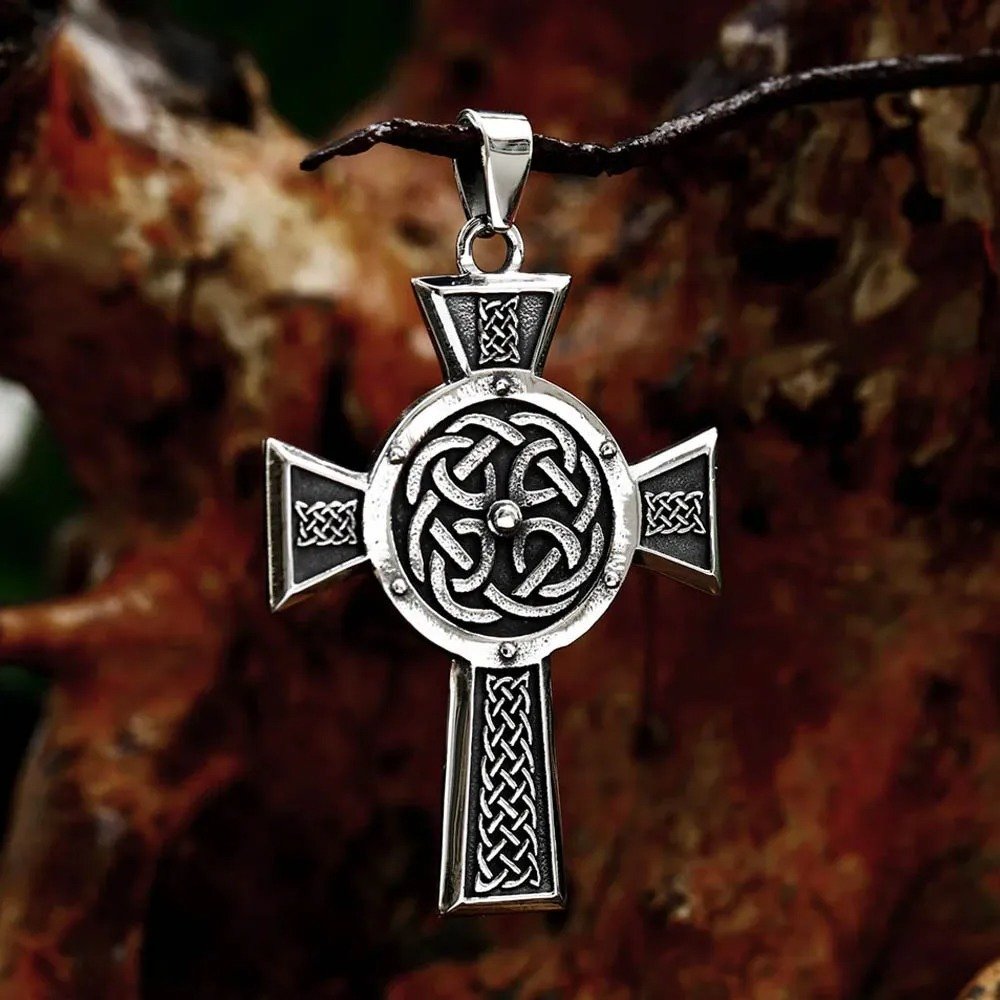 Pendentif Croix Celtique Viking authentique