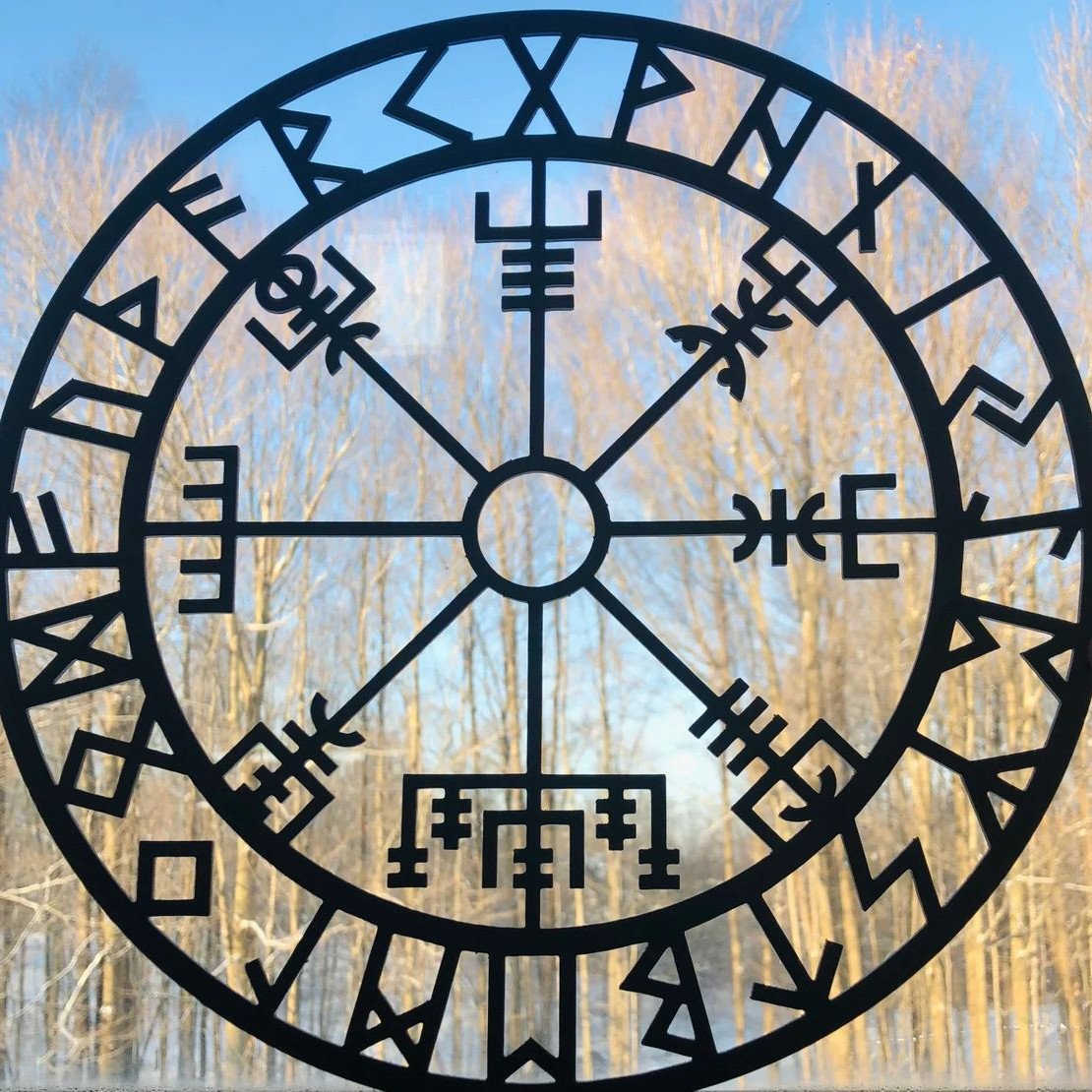 Décoration Murale Viking Vegvisir style ancien