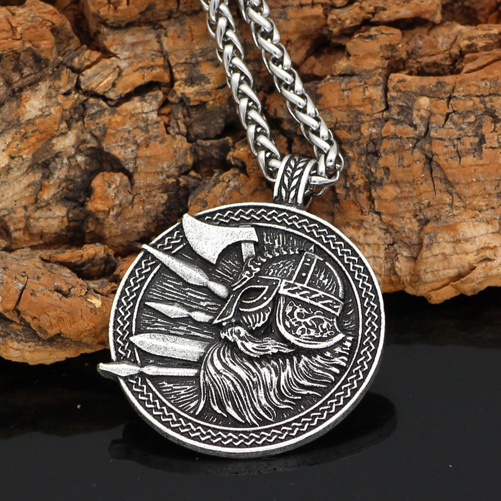 Pendentif Viking Odin retro