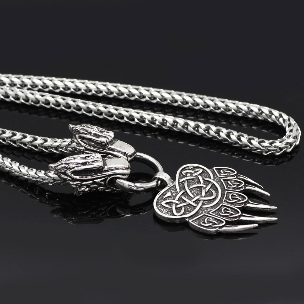 Pendentif Griffe d'Ours Viking Qualité supérieure