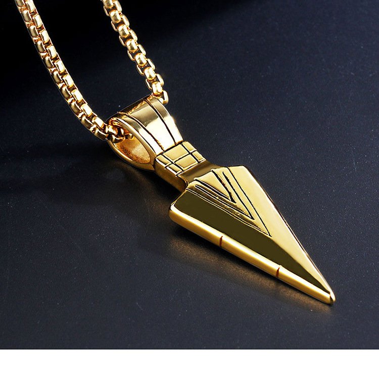 Pendentif Viking Gungnir doré