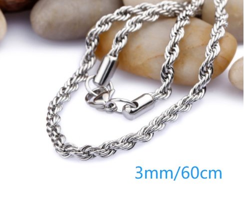 Pendentif Viking Gungnir en Acier Titane chaîne acier