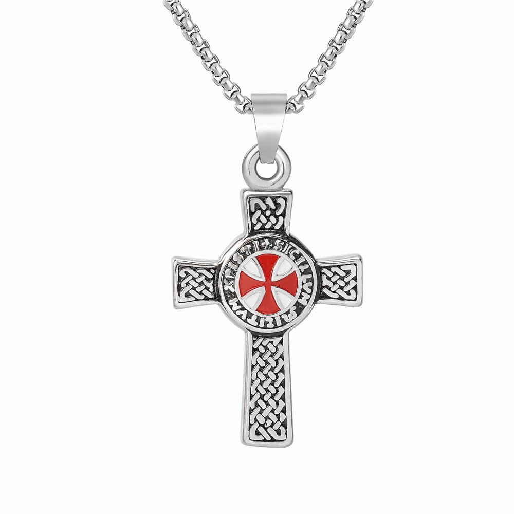 Pendentif Viking Croix Templière Unisexe