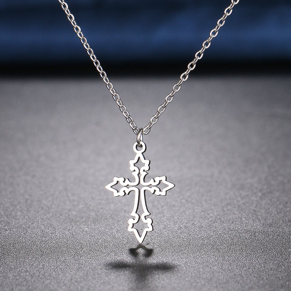 Pendentif Viking Croix Nordique argenté